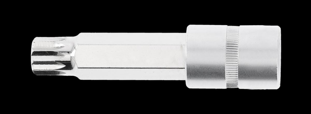 Bild von Hogert Technik HT1S592 Steckschlüsseleinsatz 1/2 Spline DIN 3120 M12 Chrom-Vanadium-Stahl, Werkzeugstahl