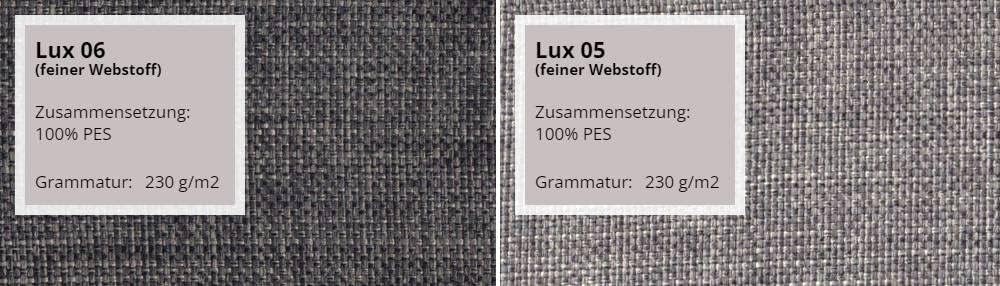 Bild von Mirjan24 Polsterhocker Sitzbank Orkan klein Hocker Sitzhocker Modern Pouf Fußbank Sitzmöbel 60x60 (Lux 06 + Lux 05)