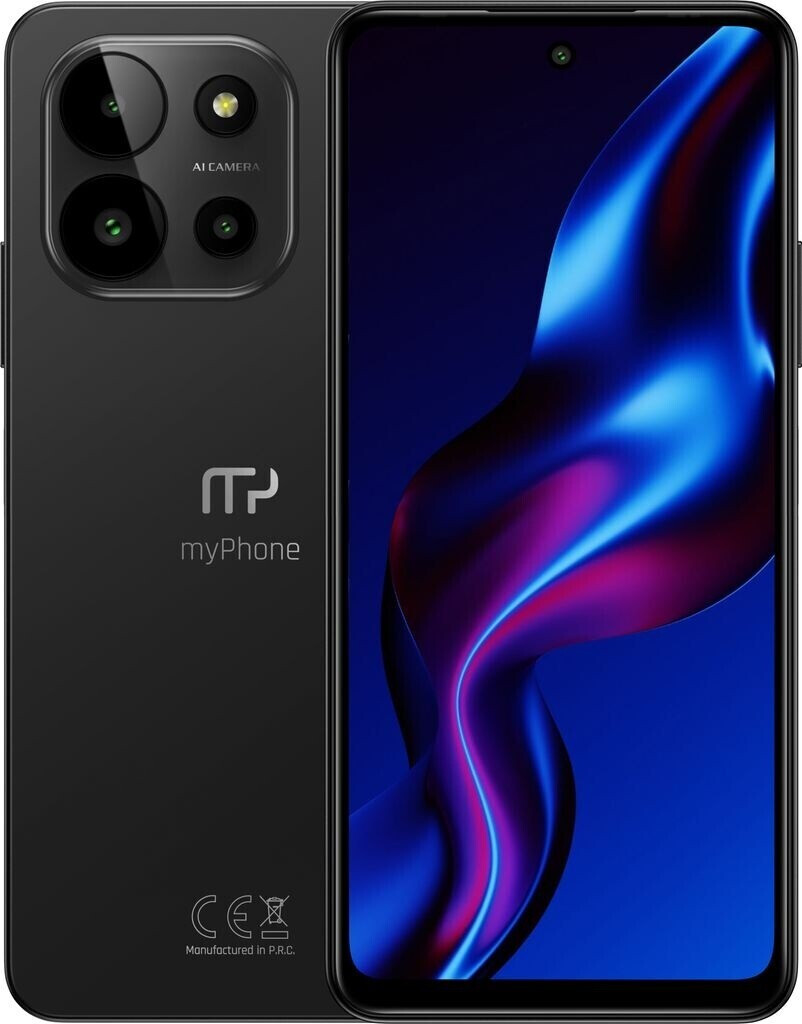 Bild von Myphone N23 6/128GB Juodas (128 GB, Cosmic Black, 6.56", Dual SIM, 50 Mpx, 5G), Smartphone, Schwarz