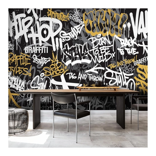 Bild von Wallarena Fototapete Kinderzimmer Jungen Graffiti Streetart Vlies Tapete (104x70 cm)