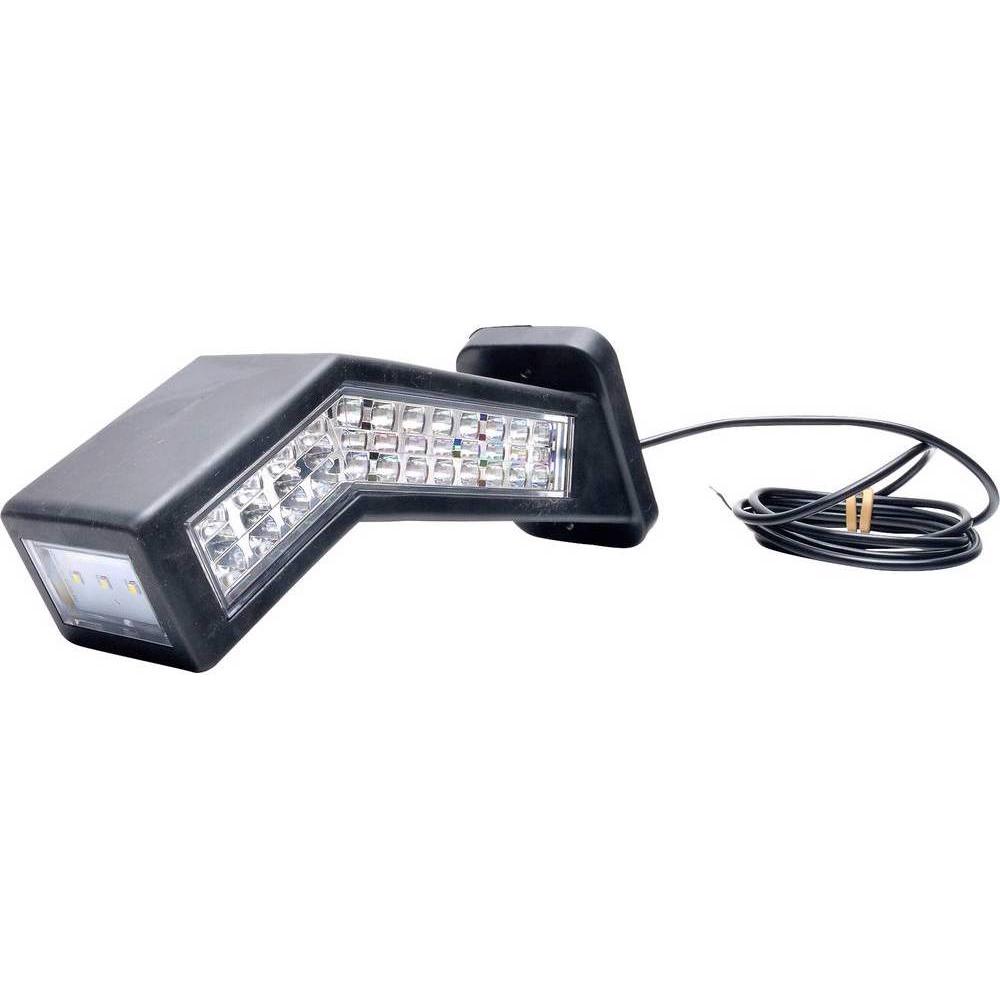 Bild von WAS, Fassadenbeleuchtung, Arbeitsscheinwerfer LED Arbeitscheinwerfer mit Gummiarm W168.10 Links (1020 lm)