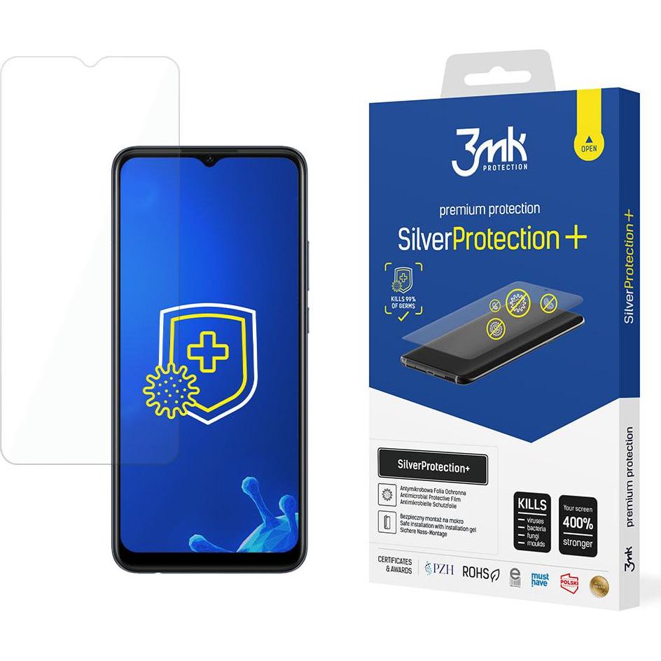 Bild von 3MK Oppo A15 – SilverProtection+ (1 Stück, Oppo A15), Smartphone Schutzfolie, Silber