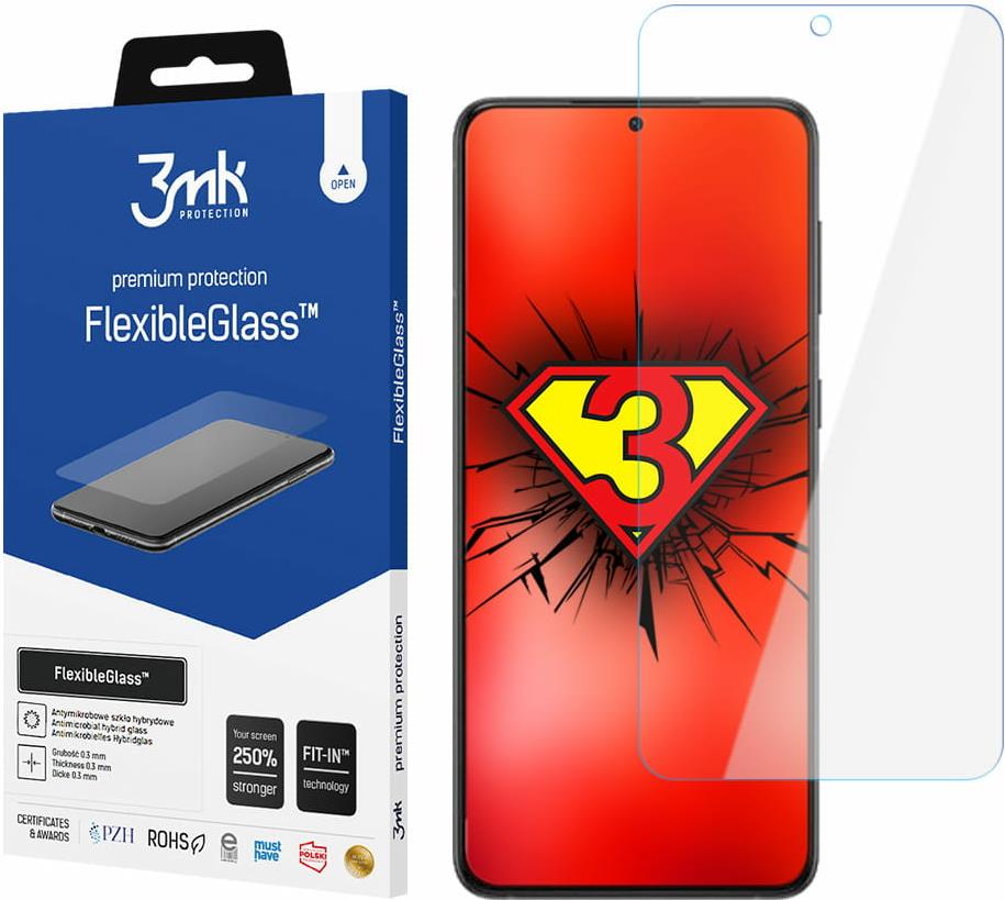 Bild von 3MK hybrid glass Flexible 2.5D for Samsung Galaxy S22 (1 Stück, Samsung Galaxy S22+), Smartphone Schutzfolie, Transparent