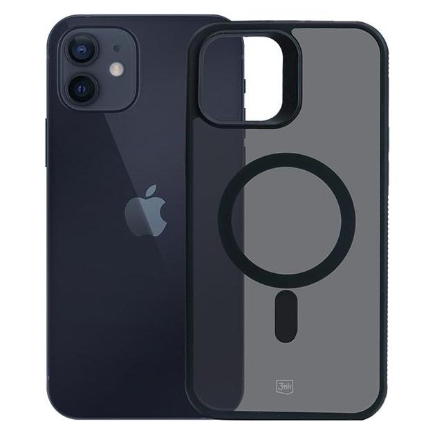 Bild von 3MK Smoke MagCase iPhone 12/12 Pro 6.1" (Apple iPhone 12), Smartphone Hülle, Schwarz