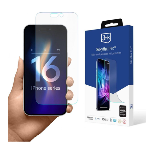 Bild von 3mk Silky Matt Pro für Apple iPhone 16 – Schützendes Display mit Stil
