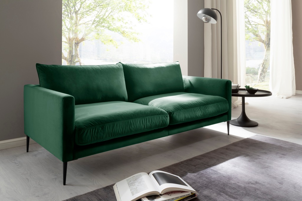 Bild von Trends by HG 3-Sitzer "Svea", mit Metallfuß, frei im Raum stellbar