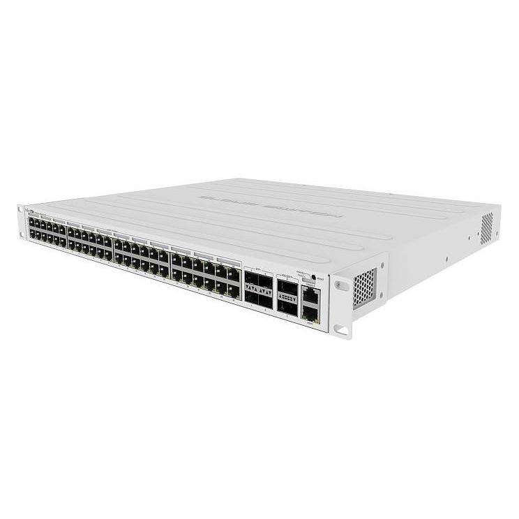 Bild von MikroTik CRS354-48P-4S+2Q+RM Netzwerk-Switch L3 Gigabit Ethernet (10/100/1000) Power over Etherne... (48 Ports), Netzwerk Switch