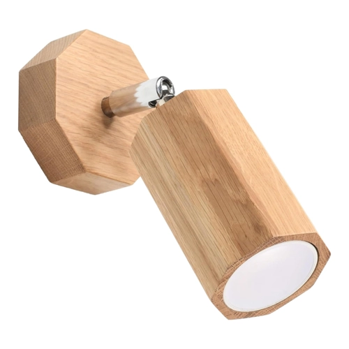 Bild von SOLLUX lighting Deckenlampe ZEKE 2 – Eleganz in Holz