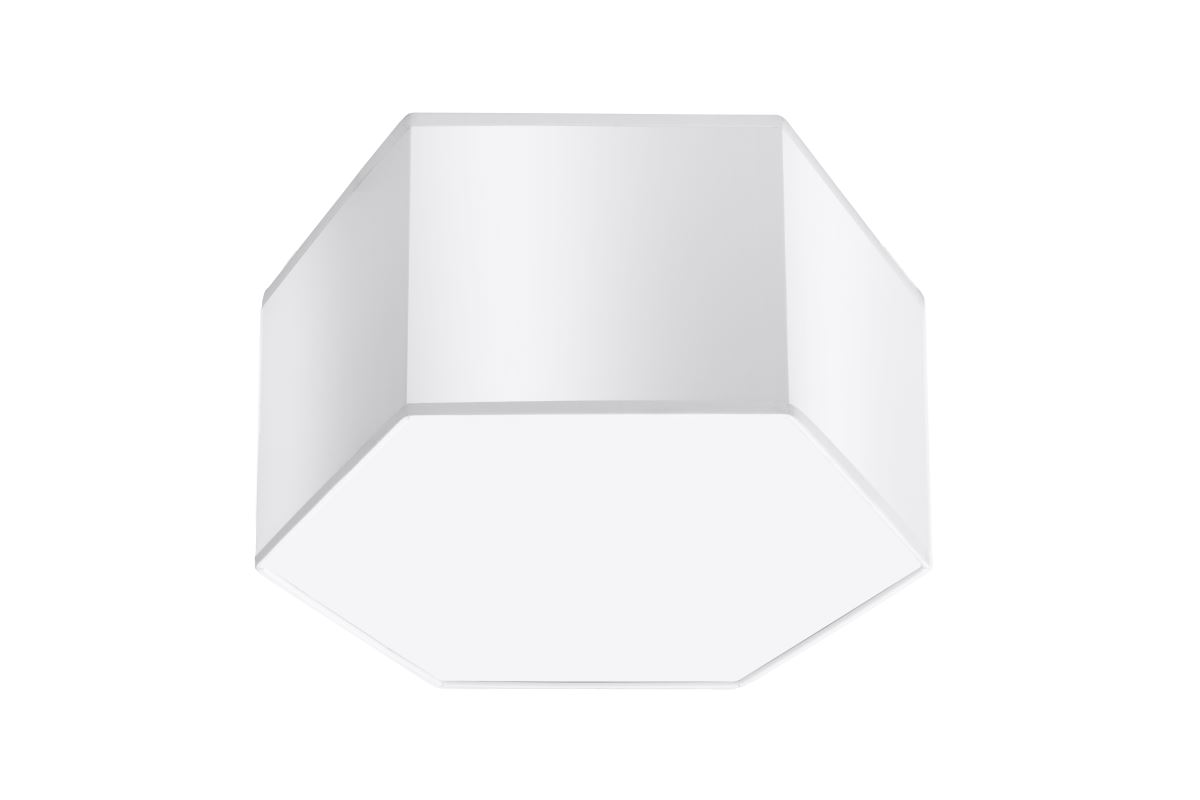 Bild von SOLLUX lighting Deckenstrahler, Leuchtmittel nicht inklusive, Deckenleuchte Deckenlampe PVC Weiß H 15,5 cm Wohnzimmerleuchte