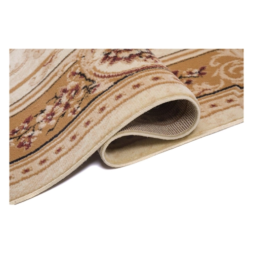 Bild von Mazovia Orientalisch Vintage Teppich - Kurzflor - Muster mit Medaillon - Traditioneller Teppich für Wohnzimmer, Esszimmer - ÖKO-TEX Wohnzimmerteppich - Grün 60 x 100 cm