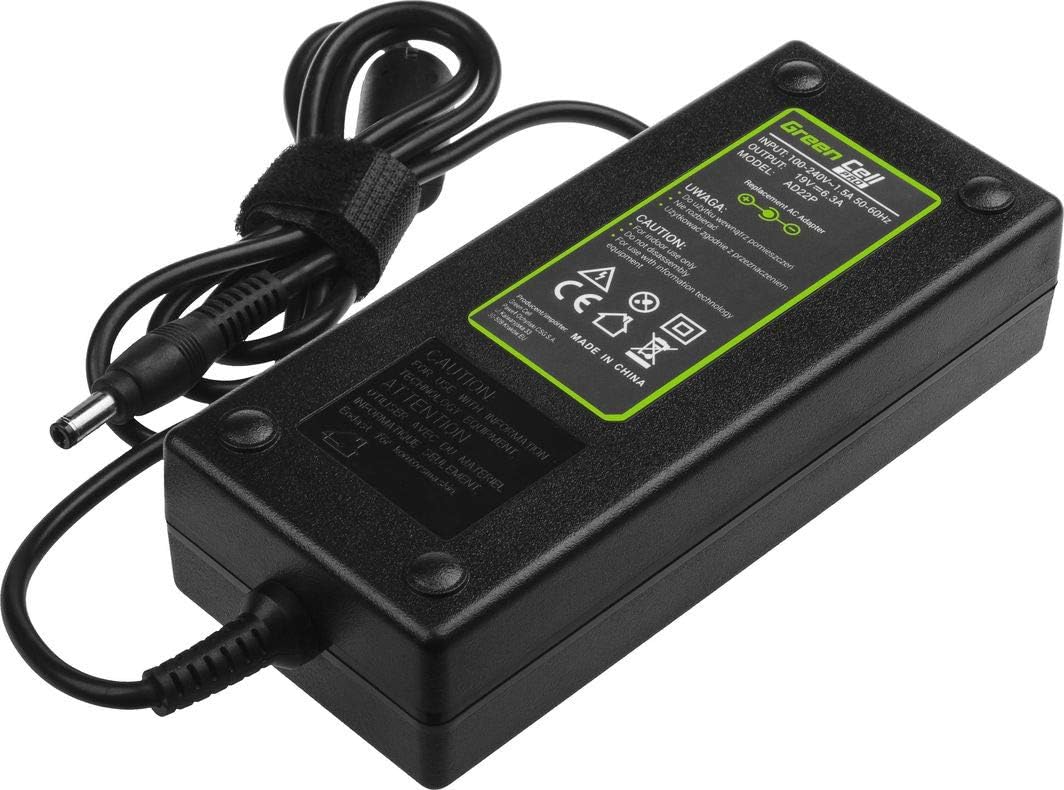 Bild von GC PRO Netzteil für Asus G56 G60 K73 K73S K73SD K73SV F750 X750, MSI GE70 GT780 Laptop Ladegerät inkl. Stromkabel (19V 6.3A 120W)