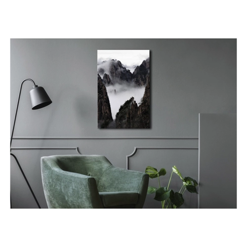 Bild von Artgeist Wandbild Fog Over Huang Shan (1 Part) Vertical