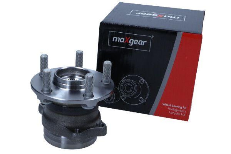 Bild von MAXGEAR 33-1222 Radlagersatz Radlager, Radlager & Radlagersatz Hinterachse links, Hinterachse rechts mit ABS-Sensorring SUBARU: XV I, Forester IV