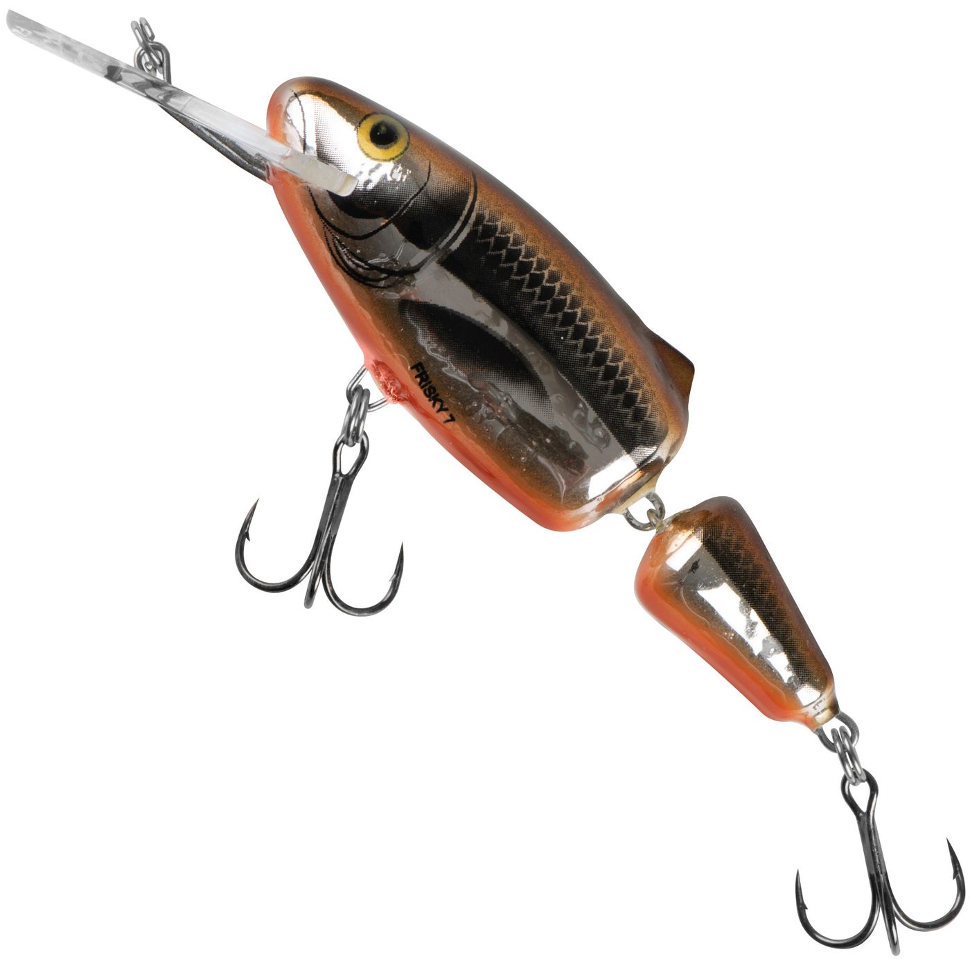 Bild von Salmo Kunstköder Salmo Frisky Wobbler 7cm Tiefläufer, (1-St)