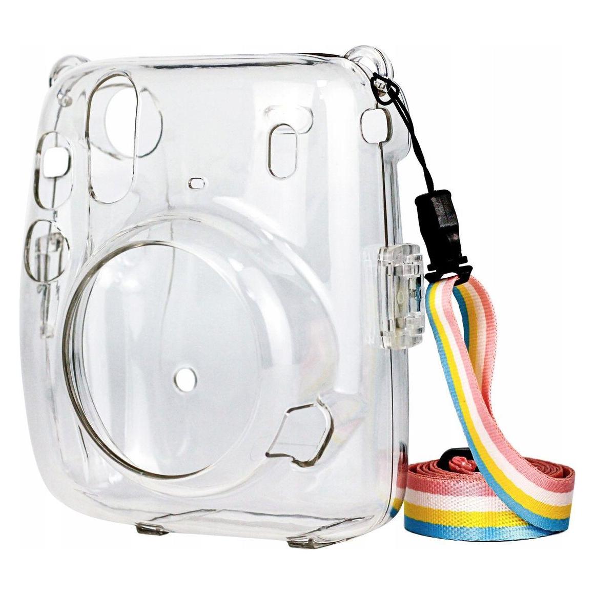 Bild von Loveinstant Bag Carrying Case with Flip Cover for Fujifilm Instax Mini 11 - Clear (Kamera Schultertasche), Kameratasche, Transparent