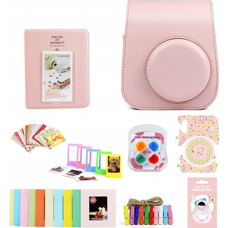Bild von Loveinstant Case 8 in One Set Case Frames Album Fuji Instax Mini 11 - Pink, Kameratasche, Rosa
