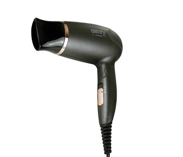 Bild von Camry Haartrockner CR 2261 1400 W, Anzahl Temperatureinstellungen 2, Metallic-Grau/Gold (CR 2261)