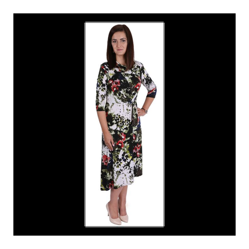 Bild von Sarcia.eu Midikleid in abstrakten Blumen von John Zack