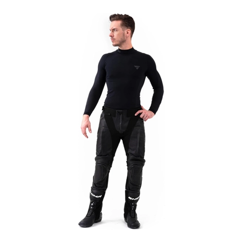 Bild von SHIMA Bandit 2.0 perforierte Motorrad Lederjacke, schwarz-weiss, Größe 52