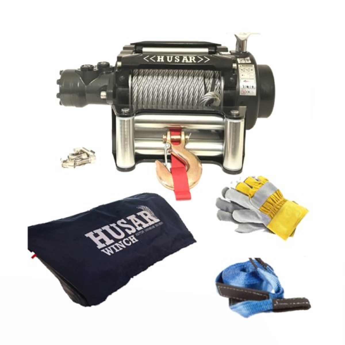 Bild von Seilwinde für Lafetten und Sonderfahrzeuge HUSAR WINCH BSTH18000LBSKIT1