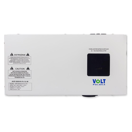 Bild von No Name Spannungsstabilisator AVR 5000VA 8% SLIM, USV - Der ideale Begleiter für stabile Stromversorgung