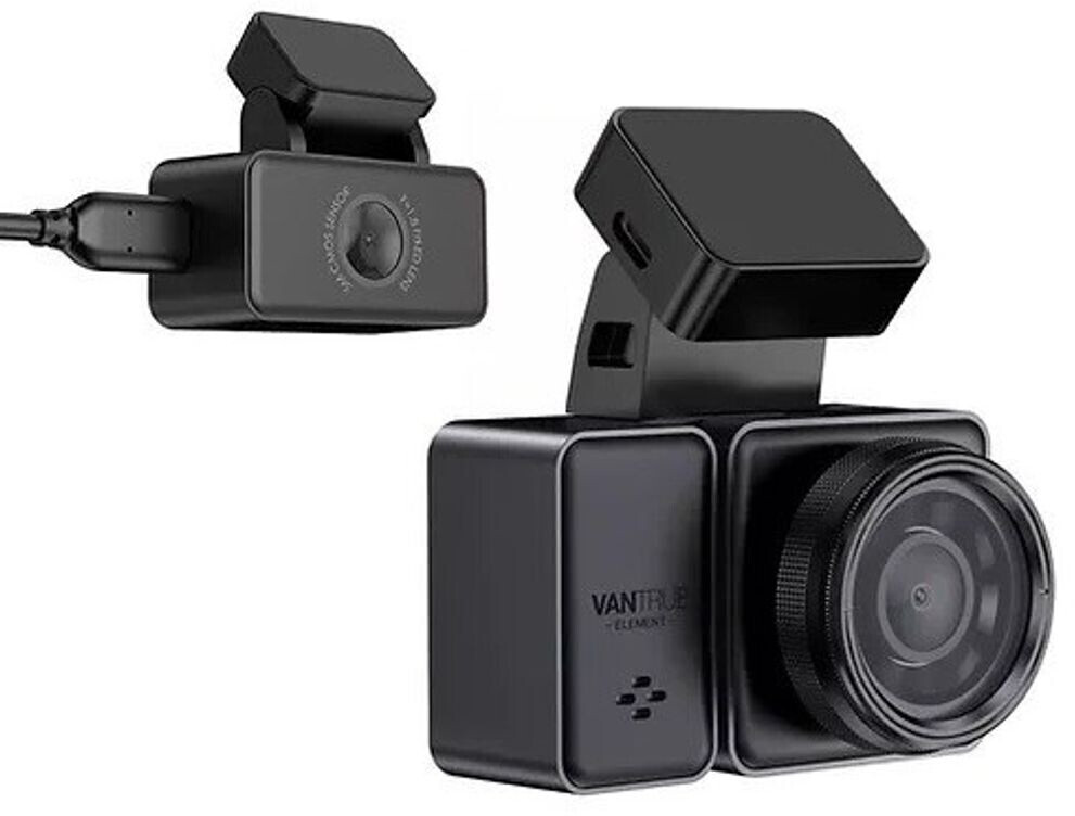 Bild von Vantrue E2 Videorekorder (Eingebautes Mikrofon, GPS-Empfänger, Eingebautes Display, WLAN, QHD), Dashcam, Schwarz