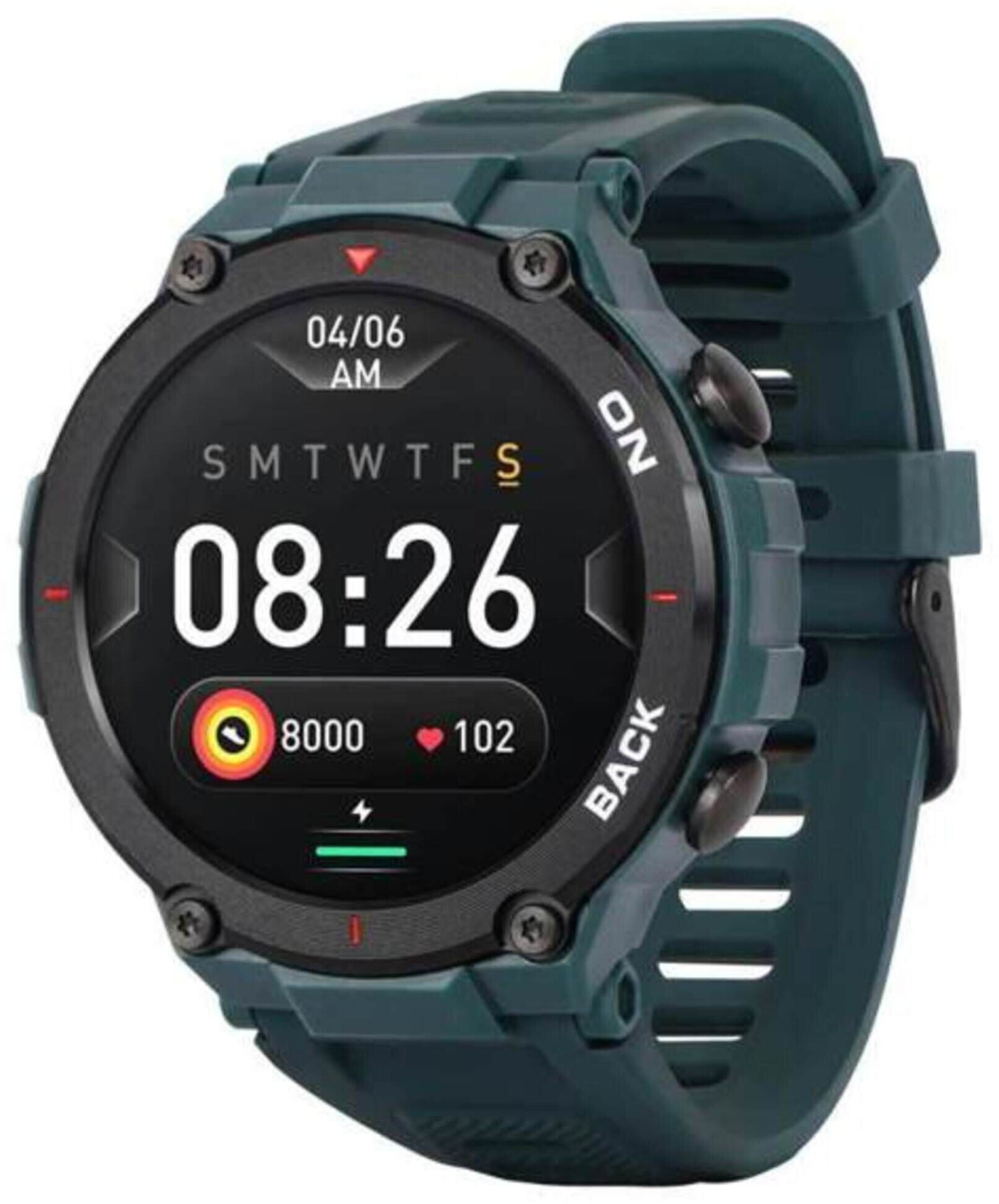 Bild von Garett Smartwatch GRS (Grün) (41692.50 mm, Silikon), Sportuhr + Smartwatch