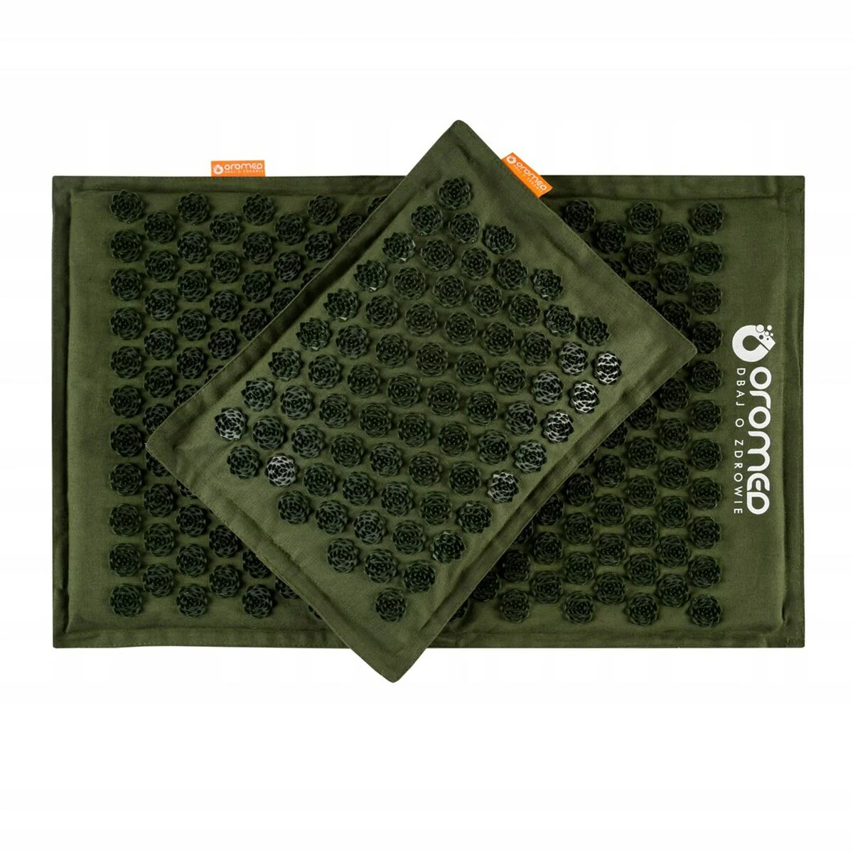 Bild von Gepolsterte Akupressurmatte Oromed ORO-HEALTH grün 43 x 67 cm