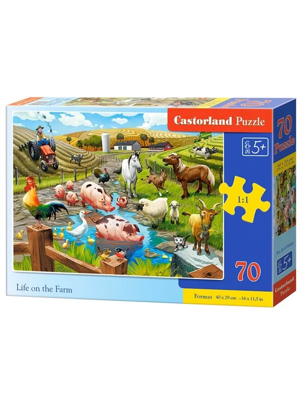 Bild von Castorland Life on the Farm, Puzzle 70 Teile (70 Teile)