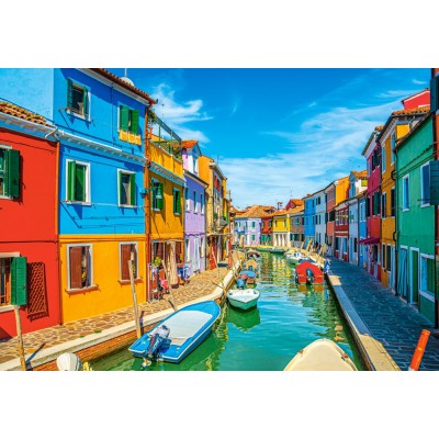 Bild von Castorland Die Farben von Burano, Italien 1000 Teile Puzzle Castorland-105250