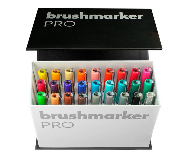 Bild von Brushmarker PRO Mini Box 26 Farben + 1 Blender