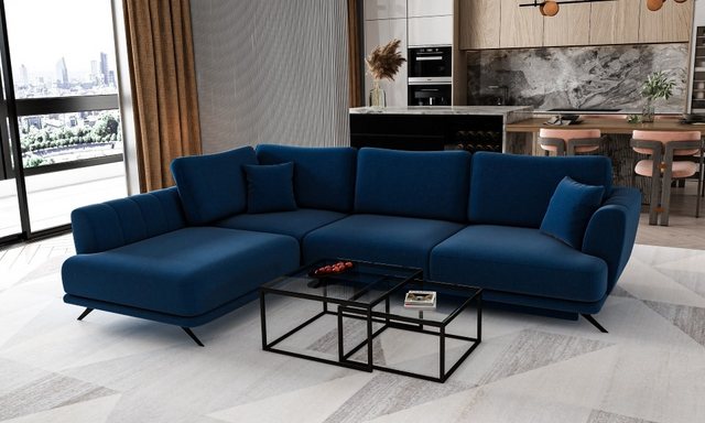 Bild von Lagos Ecksofa mit Schlaffunktion und Stauraum - Stilvoll und Komfortabel