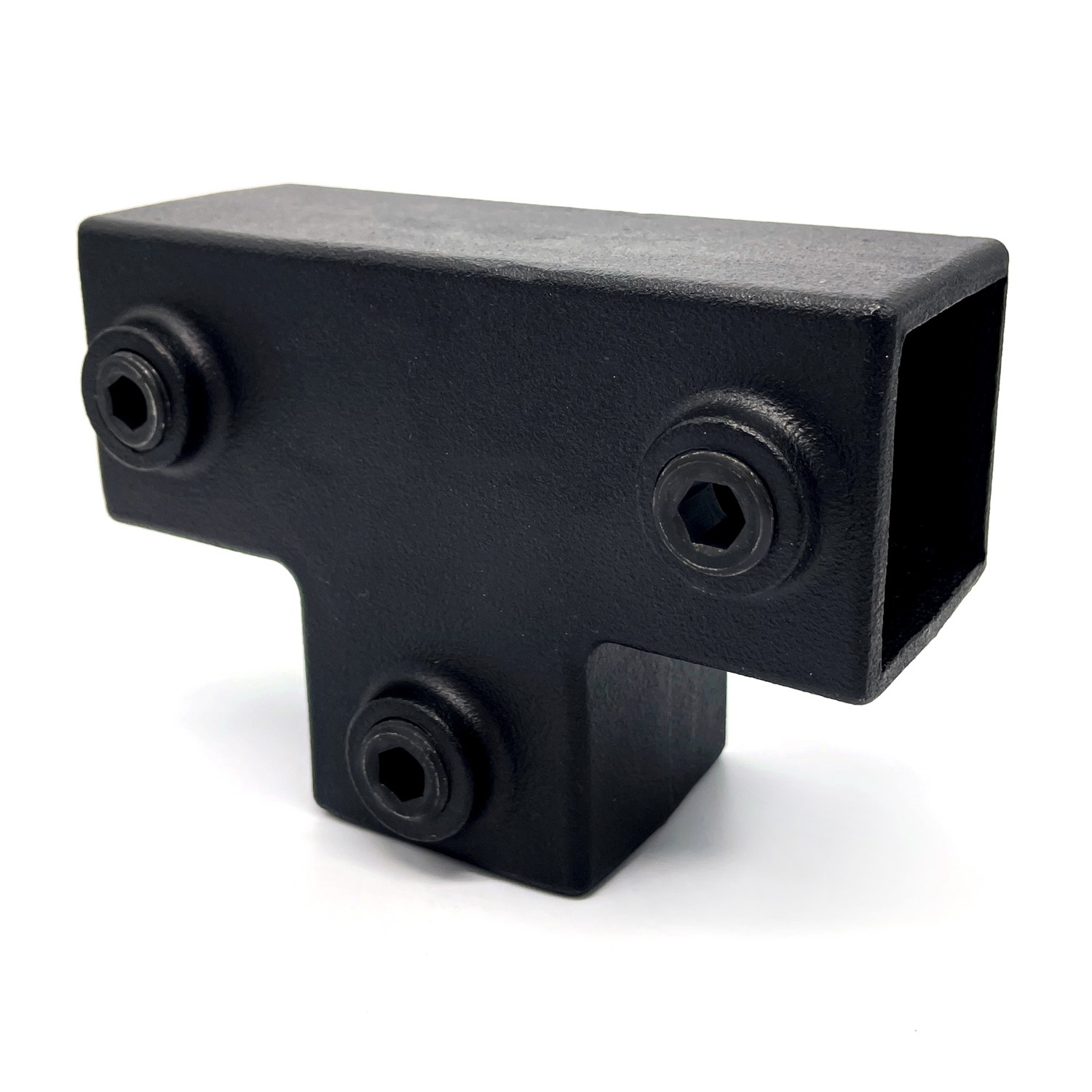 Bild von T-Stück, lang Typ 4S-40, 25 mm, Schwarz