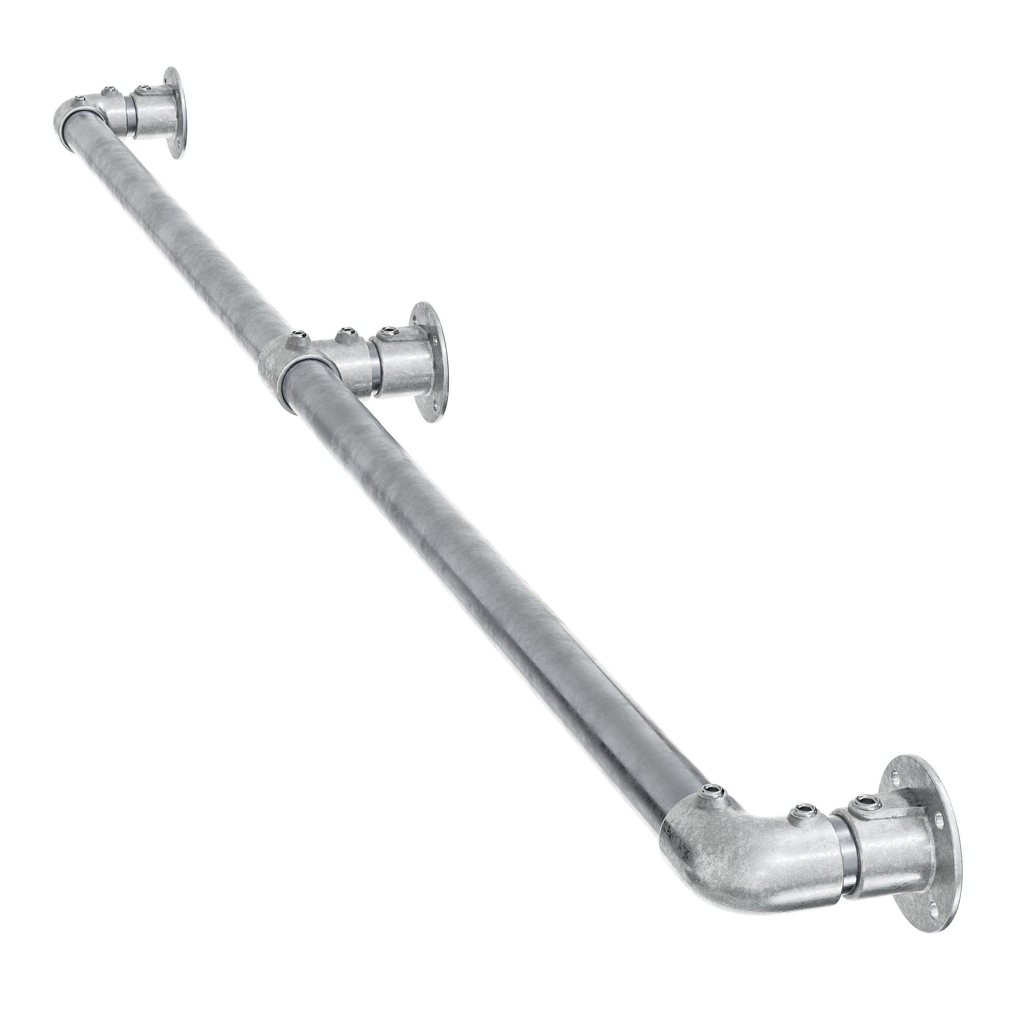 Bild von Treppe auf den Füßen - Knieende -  Galvanistin  - 33,7 ø - 60 cm : Länge - 60 cm