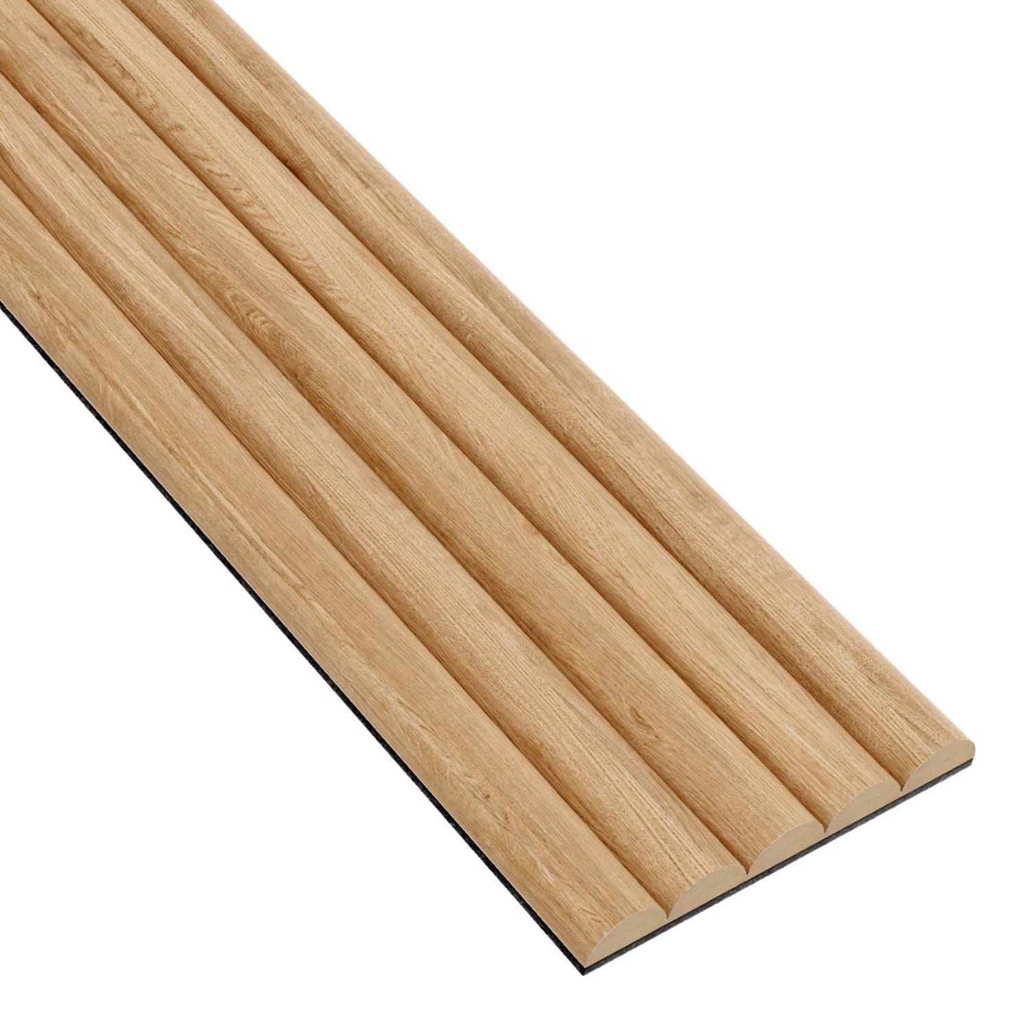 Bild von Riffelplatten aus MDF - Eiche Natur - 6 Stück