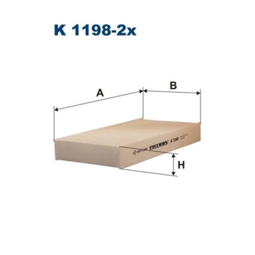 Bild von FILTRON K 1198-2X Innenraumfilter