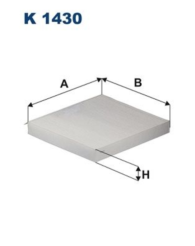Bild von FILTRON K 1430 Innenraumfilter Filter, Innenraumluft, Pollenfilter, Mikrofilter Partikelfilter 252 224 30