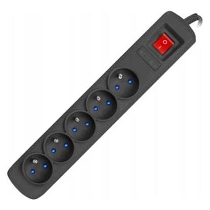 Bild von Armac, Steckdosenleiste, 97-900# Netzwerkfilter 1,5 m R-5 schwarz (5 x, CEE 7/5, 1.50 m)