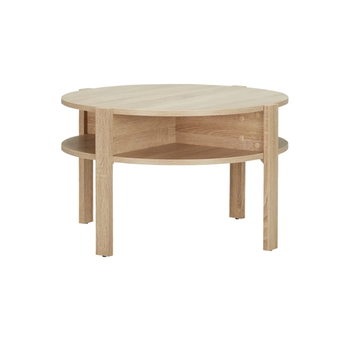Bild von Couchtisch  Covilha ¦ holzfarben ¦ Maße (cm): H: 45,5  Ø: [74.4] Tische > Couchtische - Sconto