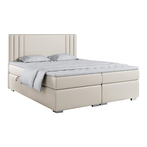 Bild von MKS MEBLE Boxspringbett NYJA – Doppelbett mit Multipocket-Matratze und Topper