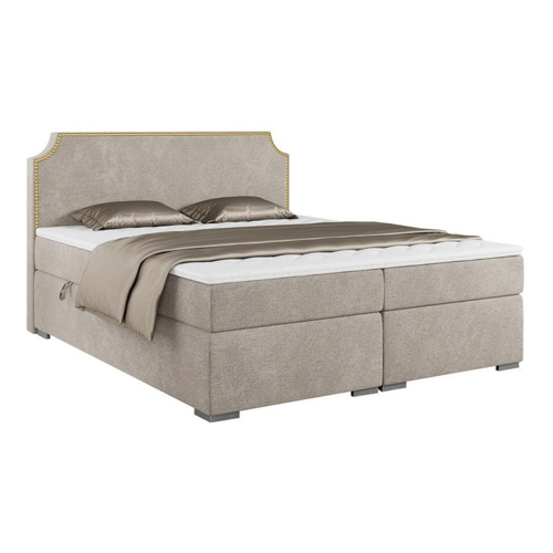 Bild von MKS MÖBEL Boxspringbett LENTA – Doppelbett mit Multipocket-Matratze
