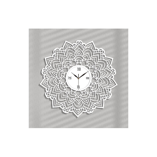 Bild von Dekorative Wanduhr im venezianischen Spitzen-Look