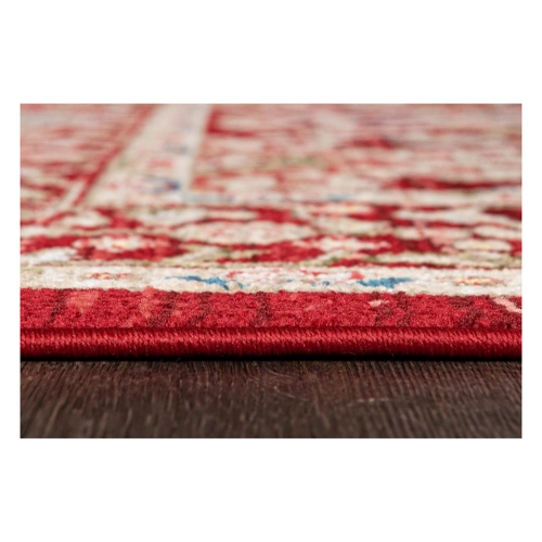 Bild von Mazovia Orientalisch Teppich - Traditioneller Teppich für Wohnzimmer, Esszimmer - Orient Teppiche Ornament - ÖKO-TEX Wohnzimmerteppich Rot - 60 x 100 cm, Mazovia Orientteppich Oriente Teppich - Traditioneller Teppich Orient Rot, 60 x 100 cm, Geeignet für Fußbodenheizung, Pflegeleicht, Wohnzimmerteppich