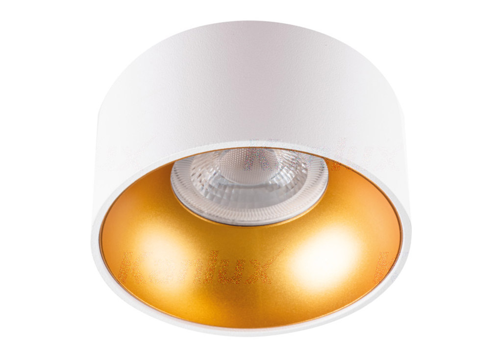 Bild von Kanlux LED Einbaustrahler RITI, Farbe: Weiß und Gold, :, kein Leuchtmittel enthalten, 2700