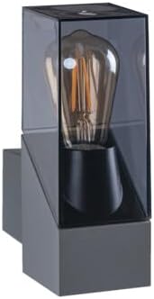 Bild von Kanlux Gartenleuchte, 10 W, E27, wasserdicht, IP44, 250 mm, Graphit