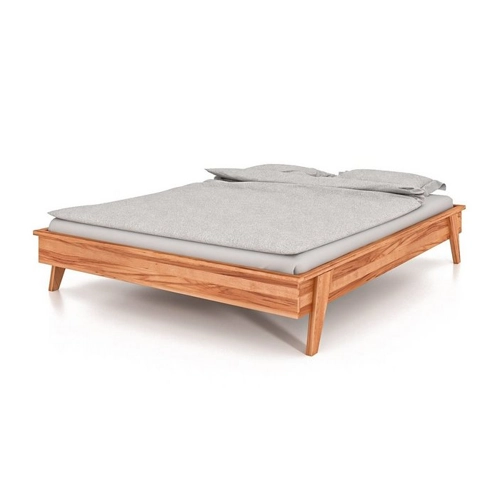 Bild von byoak Bett RETRO 120 x 220 aus Massivholz, ohne Kopfteil, Naturgeölt
