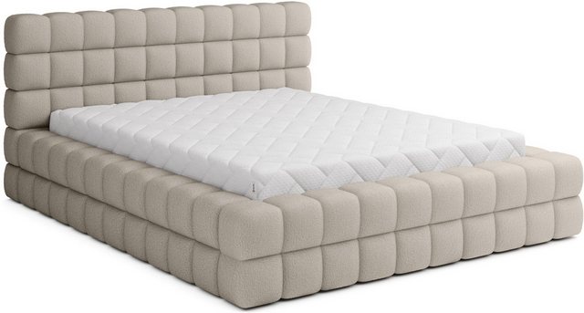 Bild von yourhouse24 Polsterbett Dizzle Bett Doppelbett Bettgestell mit Lattenrost