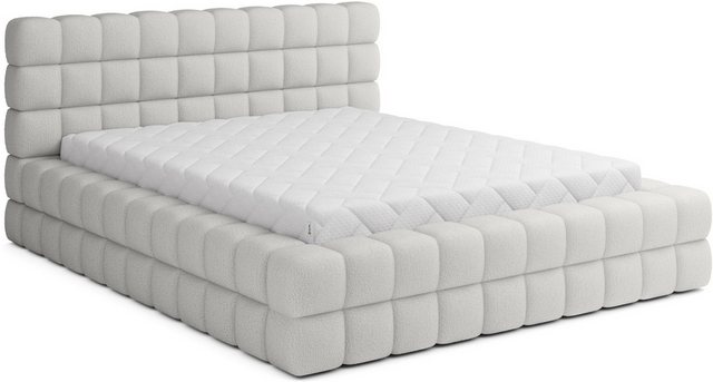 Bild von yourhouse24 Polsterbett Dizzle Bett Doppelbett Bettgestell mit Lattenrost