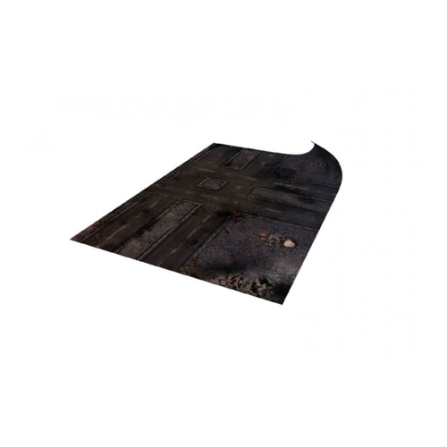 Bild von Ruined Streets 44 x 60 – detaillierte Spielematte für Tabletop-Liebhaber