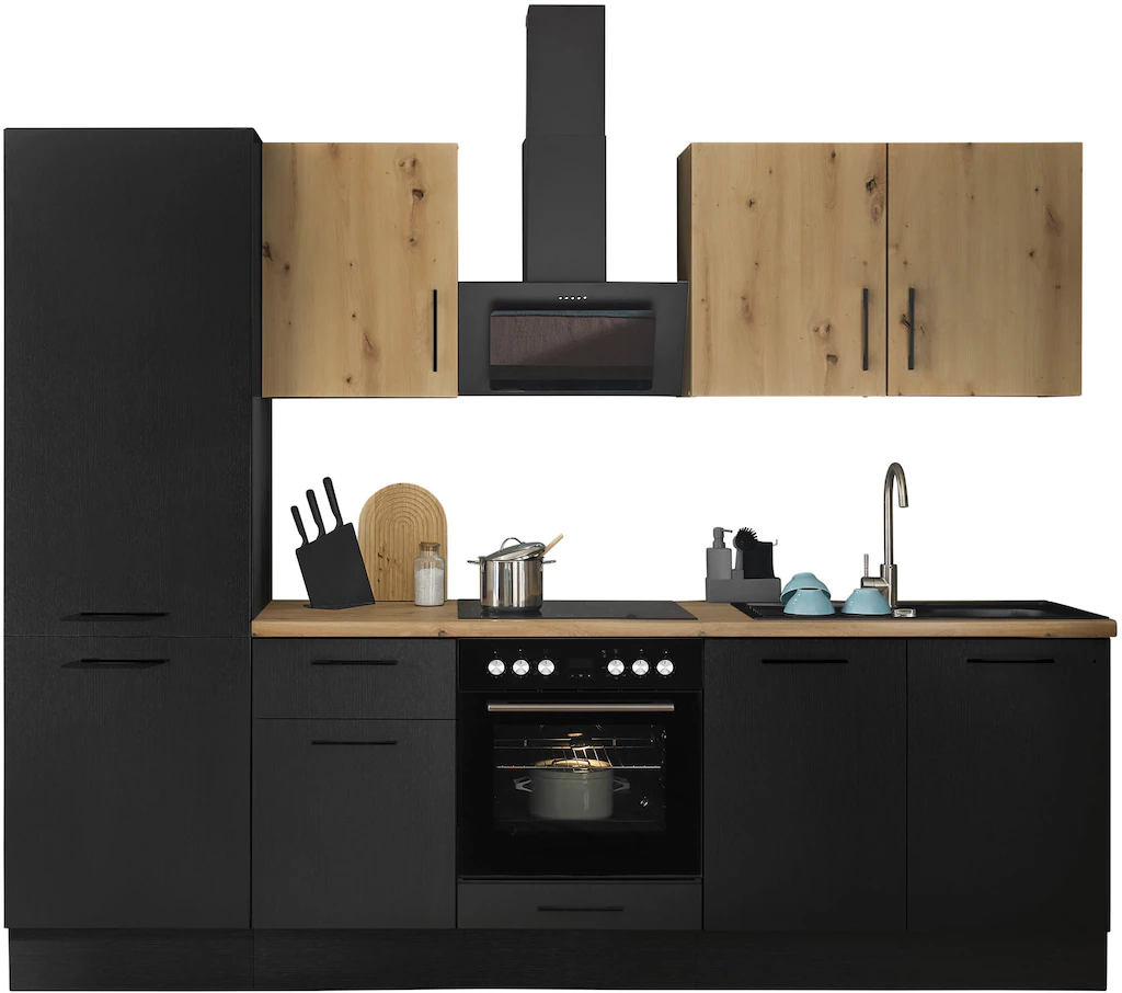 Bild von BASIC by Balculina Küchenzeile "Turin", Breite 270 cm, wahlweise mit E-Geräten